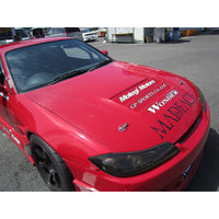 Capot Triple Duct Car Modify Wonder Glare pour Nissan Silvia S15