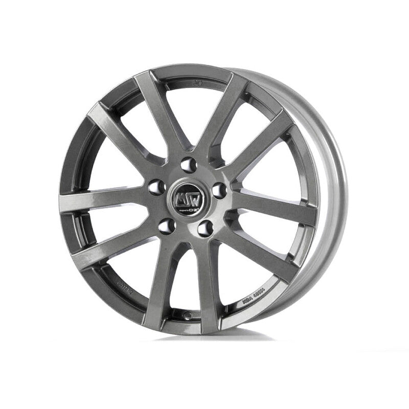 MSW 22 16x6.5" 5x108 ET50, Gris Argenté / Poli