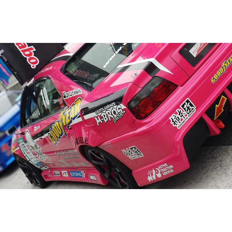 Ailes Arrière Origin Labo +50mm pour Toyota Chaser JZX100 (avec rajouts de portières)