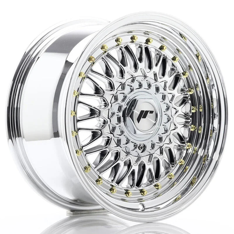 Japan Racing JR-9 16x8" 4x100/108 ET25, Chrome / Titane - Rasl'Bitume