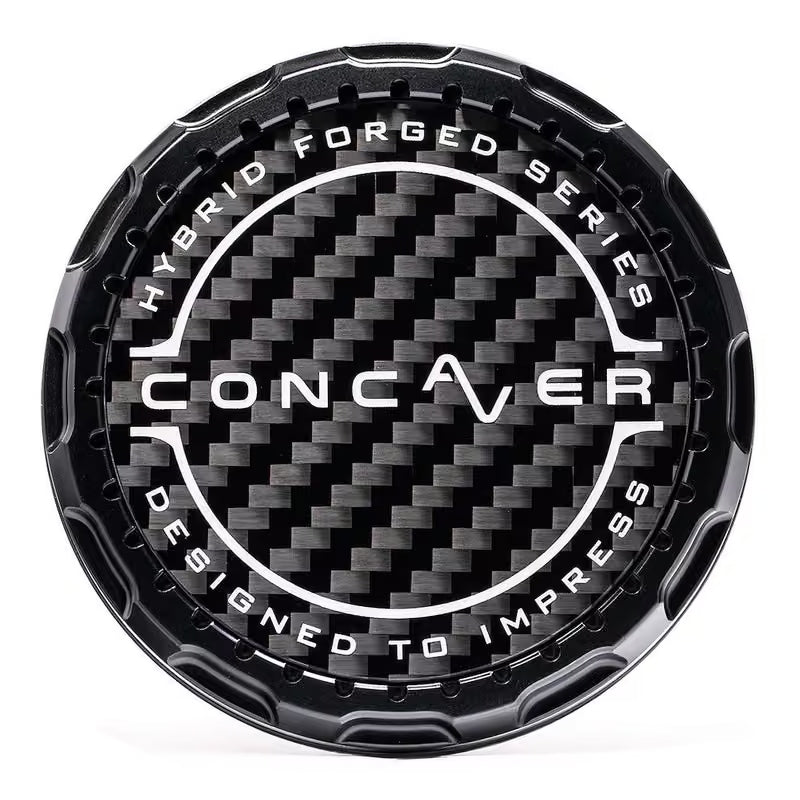 Cache Central Concaver - Carbone - Noir Anodisé