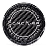 Tapón central Concaver - Fibra de carbono - Negro anodizado