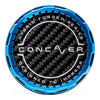 Tapacubo central Concaver - Carbono - Azul anodizado