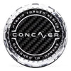 Tapón central Concaver - Fibra de carbono - Gris plateado / Pulido