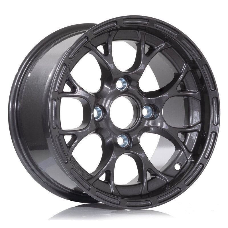 Jante Compomotive CXR 1363 13x6" 4x108 ET0, Gris Métallisé (Ford - 63.5 mm)