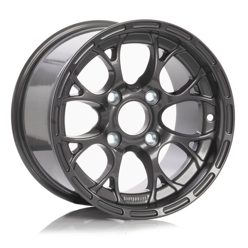 Jante Compomotive CXR 1382 13x8" 4x108 ET20, Gris Métallisé (Caterham Ar. - 63.5 mm)