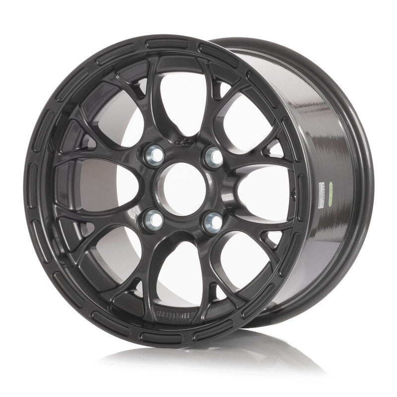 Jante Compomotive CXR 1382 13x8" 4x100 ET20, Gris Métallisé (Renault/Opel/VW - 73 mm)