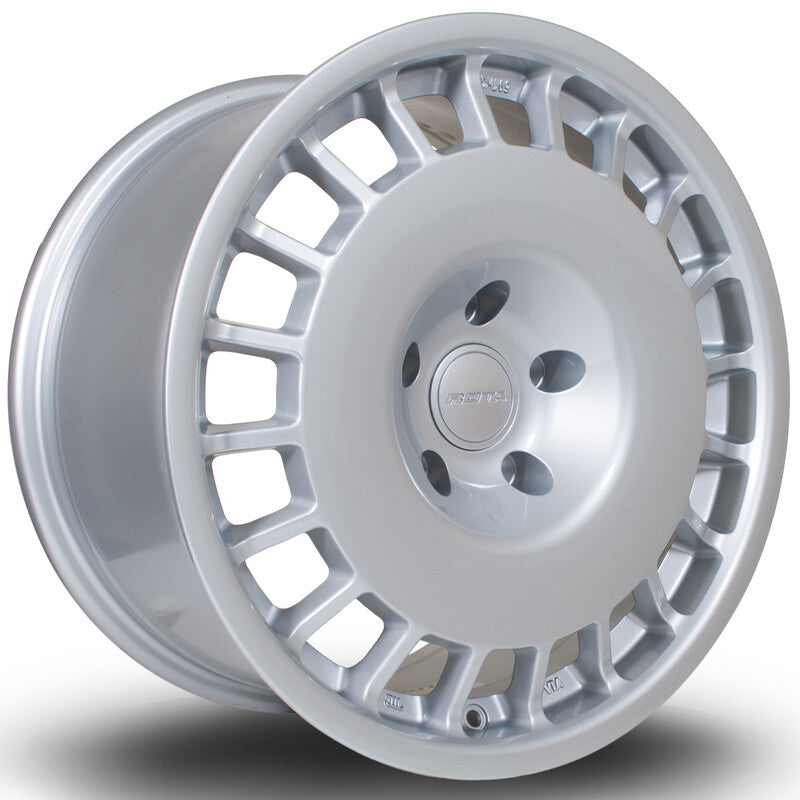 Rota D154 17x8" 4x100 ET35, Gris Argenté / Poli