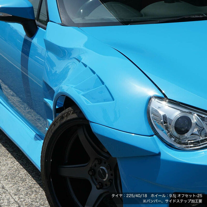 Parafanghi anteriori Origin Labo +55 mm “Shark” per Toyota GT86 – vista 4