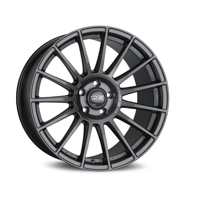 OZ Superturismo Dakar 21x10" 5x112 ET46, Graphite Mat, Lettres Grises