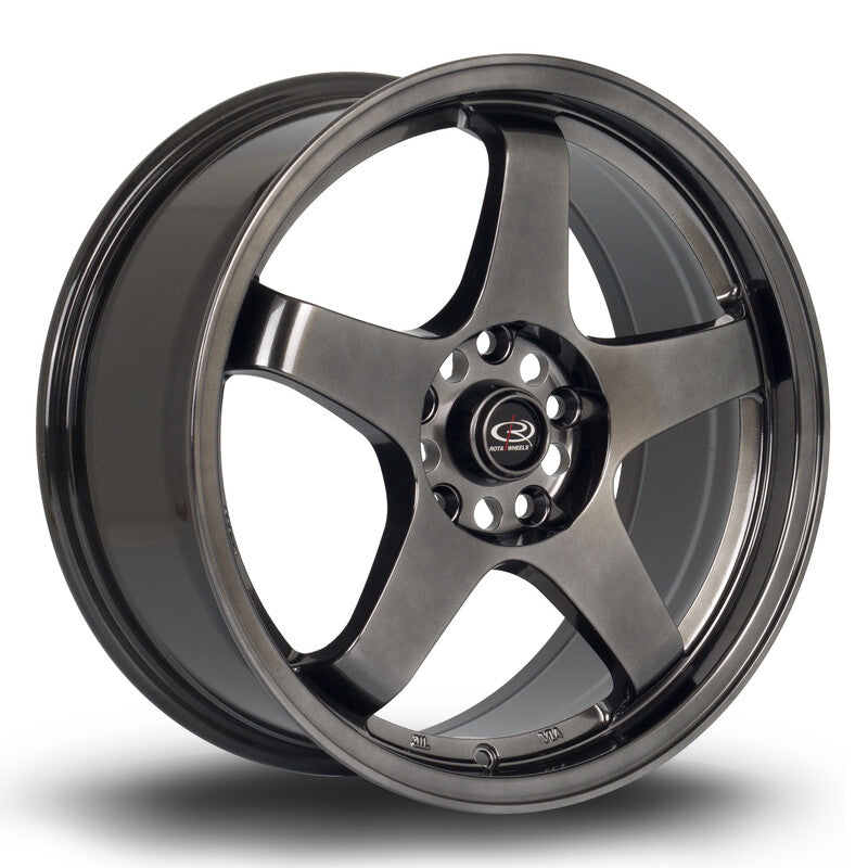 Rota GTR 17x7.5" 5x114.3 ET45, Hyper Black