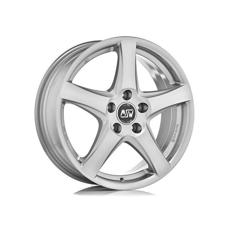 MSW 78 17x6.5" 5x112 ET49, Gris Argenté / Poli