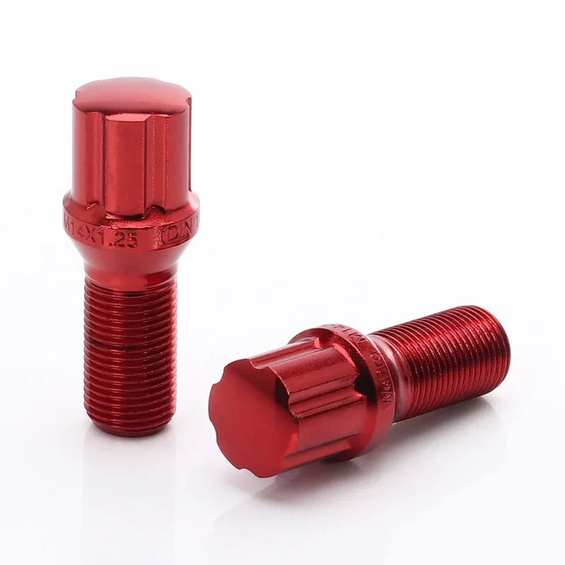 Vis de Roue JB1 Rouges M12x1.5 (Pack de 20) - Rasl'Bitume