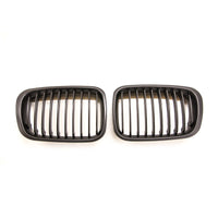 Grilles de Calandre Noires pour BMW E46 Phase 1 (Haricots)
