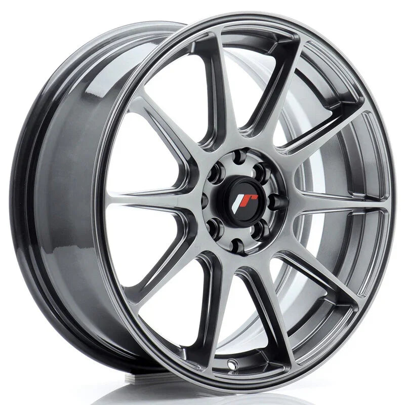 Japan Racing JR-11 17x7" 4x100/114.3 ET35, Hyper Black - Rasl'Bitume
