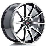 Japan Racing JR-11 18x8.5" 5x100/108 ET35, Noir Brillant