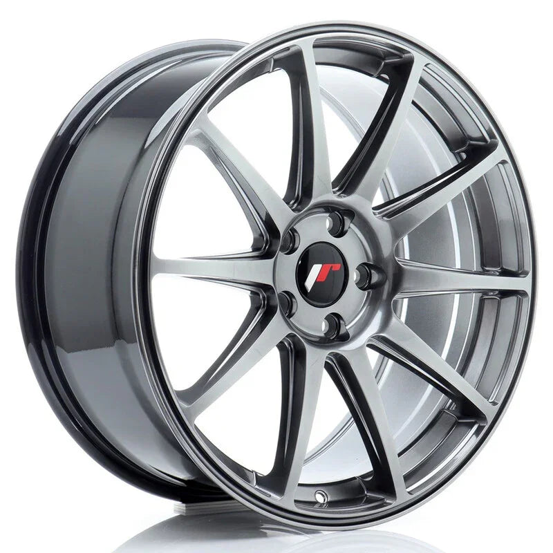 Japan Racing JR-11 18x8.5" 5x112 ET40, Hyper Black - Rasl'Bitume