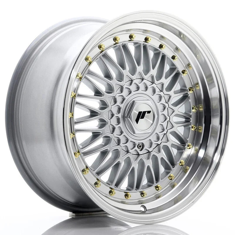 Japan Racing JR-9 18x8" 5x112/120 ET35, Gris Argenté - Rasl'Bitume