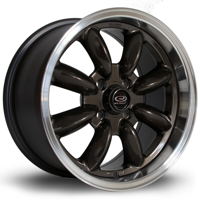 Rota RB 15x8" 4x100 ET30, Gunmetal
