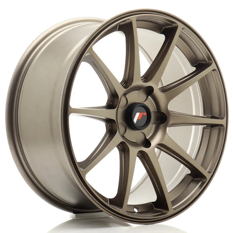 Japan Racing JR-11 18x8.5" (5 trous - sur mesure) ET20-40, Bronze - Rasl'Bitume