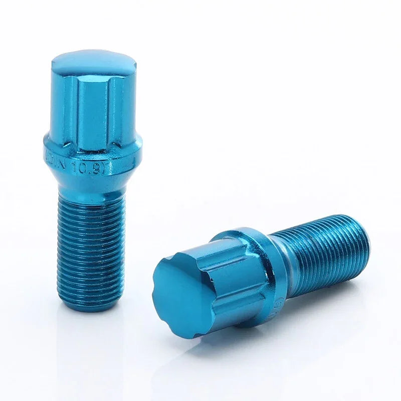 Vis de Roue JB1 Bleues M14x1.5 (Pack de 20) - Rasl'Bitume