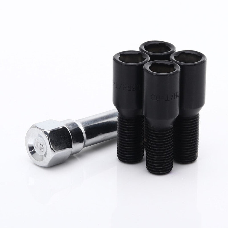 Bulloni antifurto ATB1 neri M12x1.5 (set da 4)