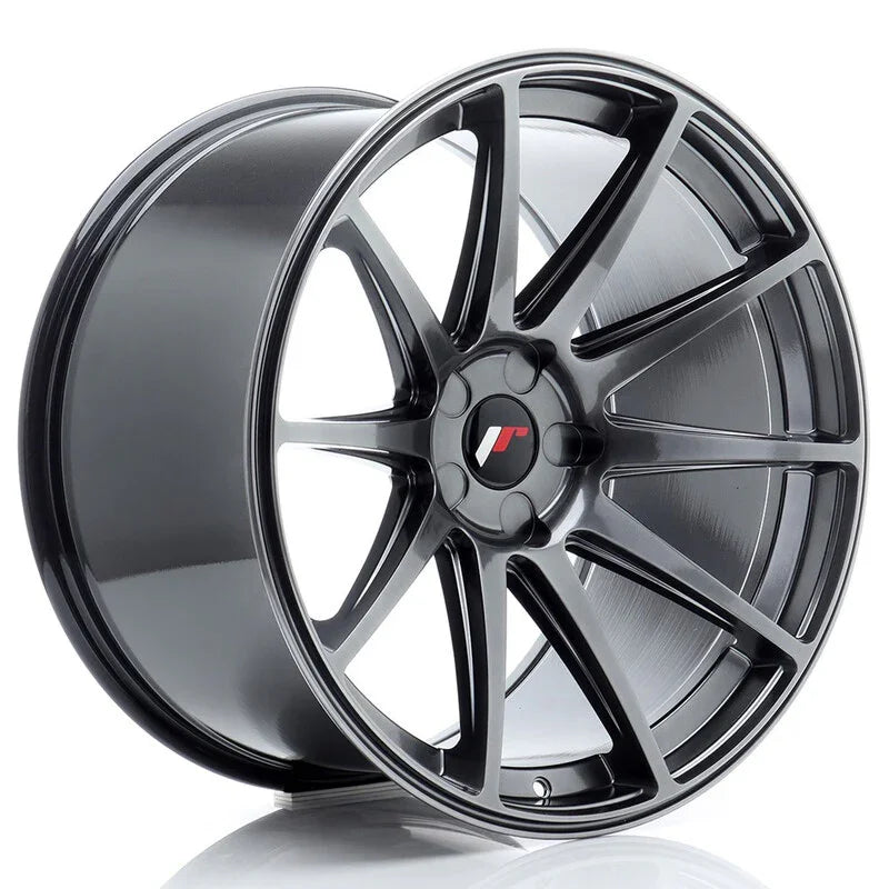 Japan Racing JR-11 Extreme Concave 20x11" (5 trous - sur mesure) ET20-30, Hyper Black - Rasl'Bitume