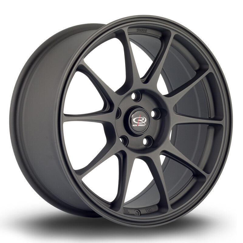 Rota Titan 17x8" 5x114.3 ET42, Noir Satiné