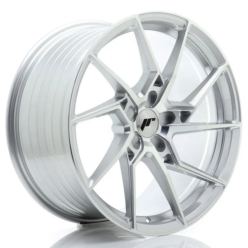 Japan Racing JR-33 Extreme Concave 19x9.5" (5 trous - sur mesure) ET20-45, Gris Argenté - Rasl'Bitume