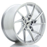 Japan Racing JR-33 Extreme Concave 20x10" (5 trous - sur mesure) ET20-40, Gris Argenté / Poli - Rasl'Bitume