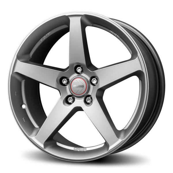 Momo Five 18x8" 5x112 ET25, Titane & Gris
