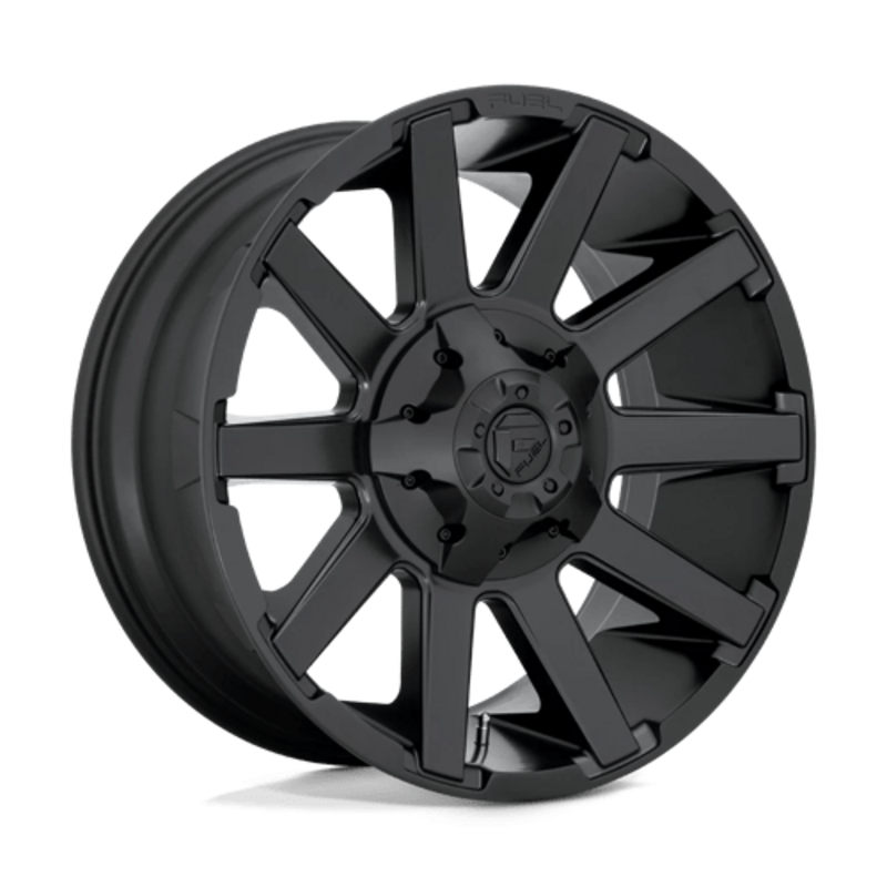 Fuel D437 Contra 18X9 6x135/139.7 ET-12, Noir Satiné