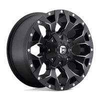 Fuel D546 Assault 17X8.5 6x135/139.7 ET25, Noir Mat, Rebord Brillant