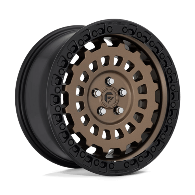 Fuel D634 Zephyr 17X8 5x100 ET38, Bronze Mat, Cerclage Noir