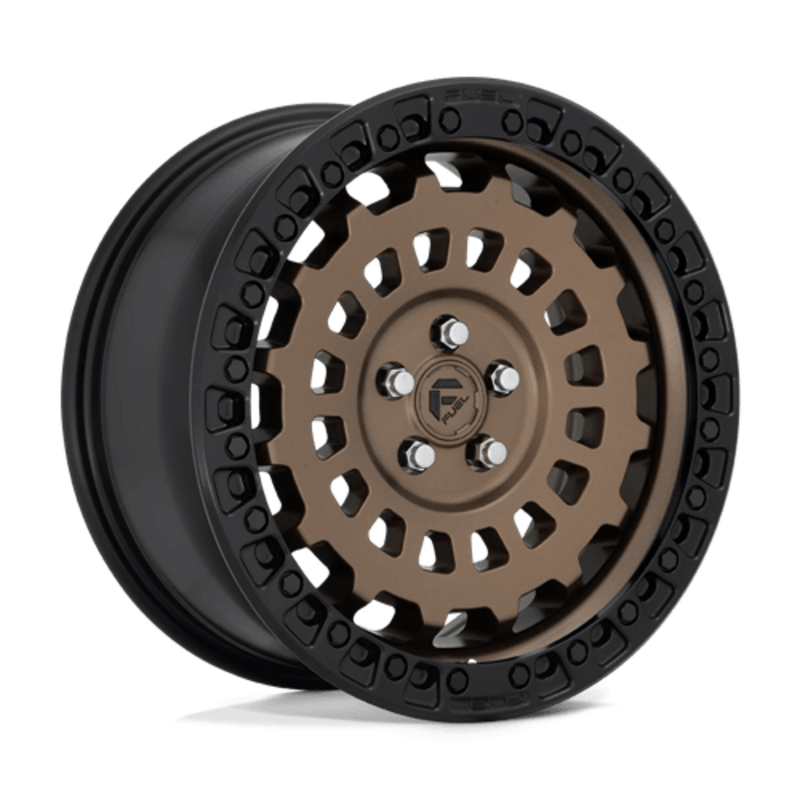 Fuel D634 Zephyr 17X8 5x114.3 ET38, Bronze Mat, Cerclage Noir