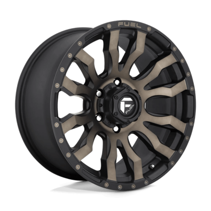 Fuel D674 Blitz 17X9 5x127 ET-12, Noir Mat Double Teinte