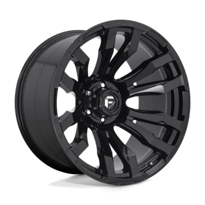 Fuel D675 Blitz 20X10 5x127 ET-18, Noir Brillant