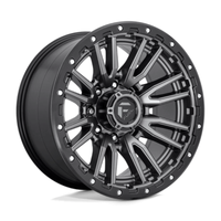 Fuel D680 Rebel 20X10 8x180 ET-18, Gunmetal Mat, Anneau Noir