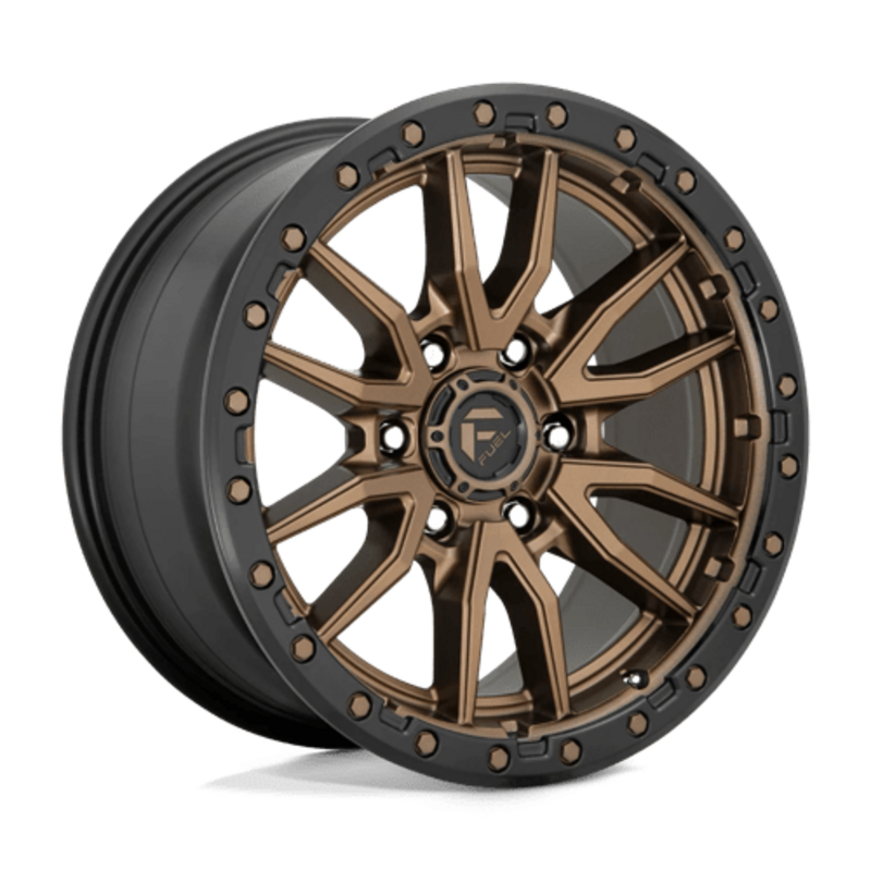 Fuel D681 Rebel 17X9 6x139.7 ET-12, Bronze Mat, Cerclage Noir