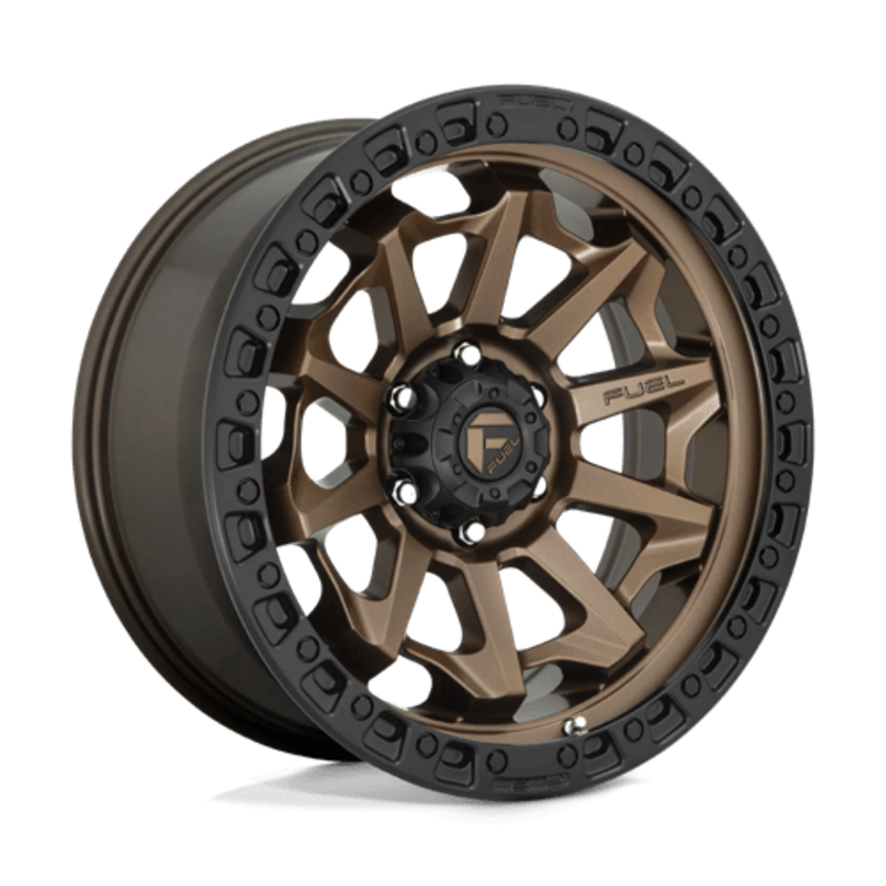 Fuel D696 Covert 18X9 6x139.7 ET20, Bronze Mat, Cerclage Noir