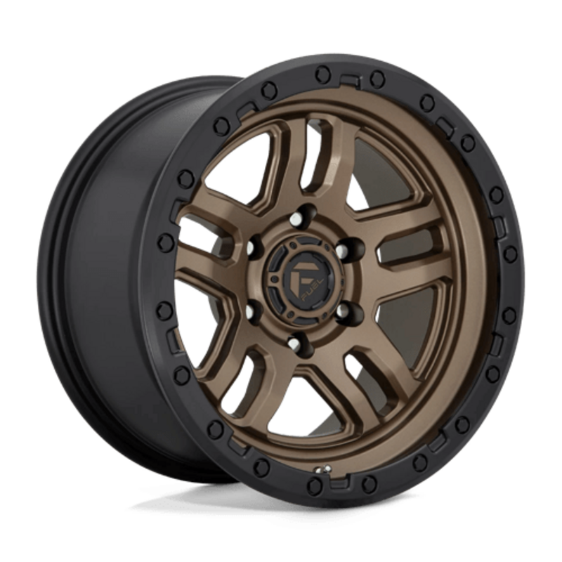 Fuel D702 Ammo 20X9 6x139.7 ET1, Bronze Mat, Cerclage Noir
