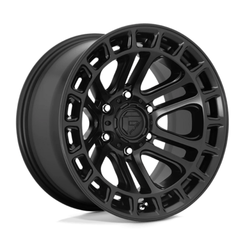 Fuel D718 Heater 20X9 6x139.7 ET1, Noir Mat