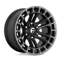 Fuel D720 Heater 20X9 6x135 ET1, Noir Mat Double Teinte, Poli