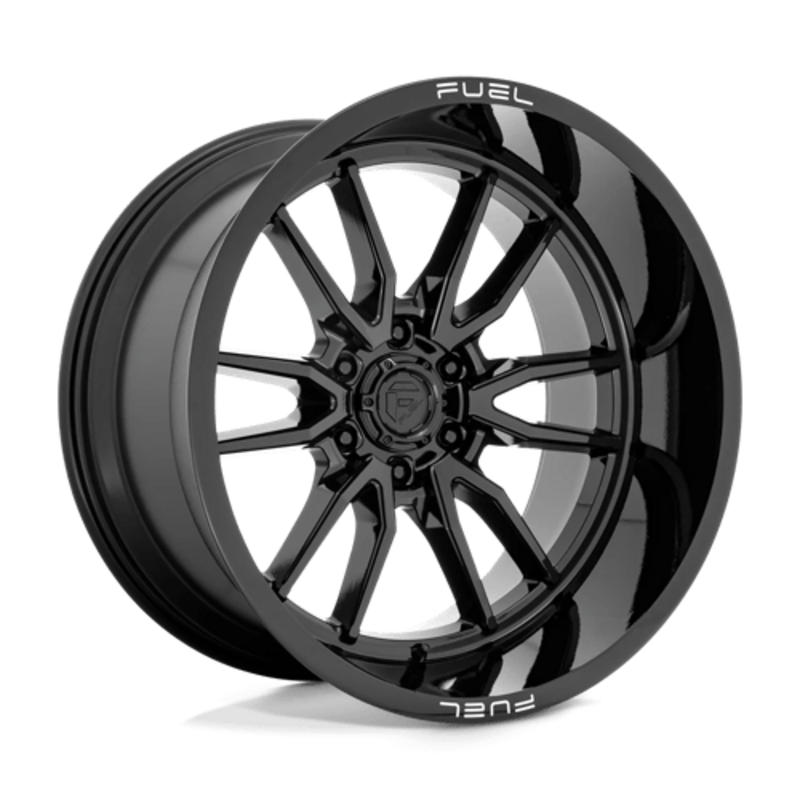 Fuel D760 Clash 22X12 6x139.7 ET-44, Noir Brillant