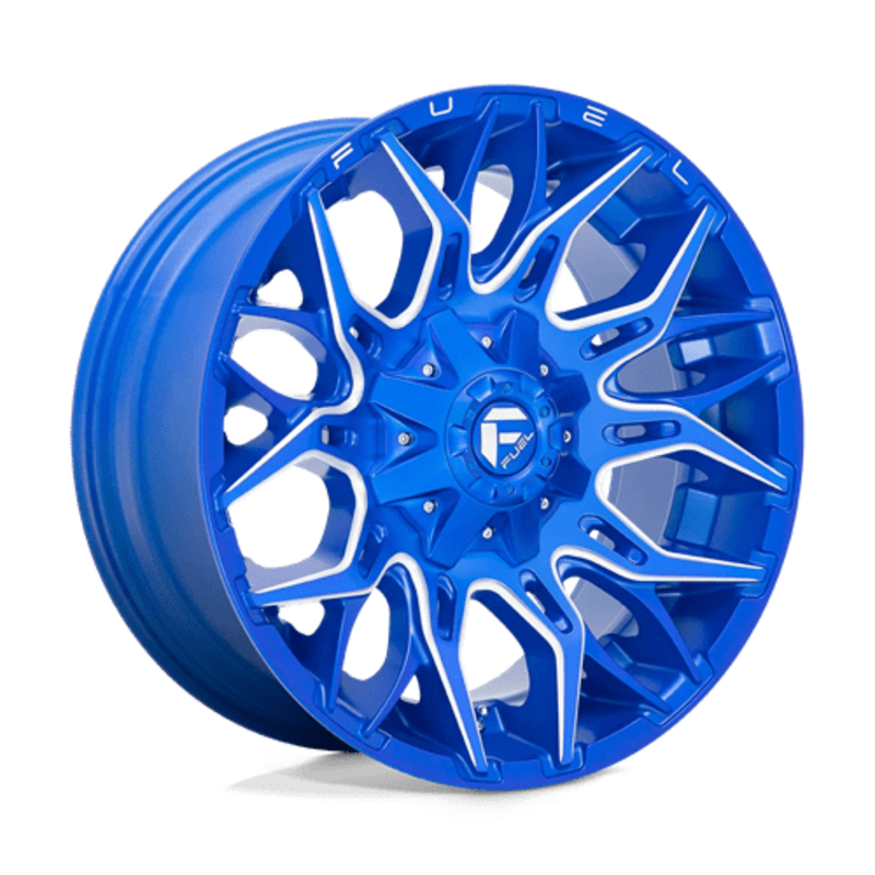 Fuel D770 Twitch 20X10 6x135/139.7 ET-18, Bleu Anodisé