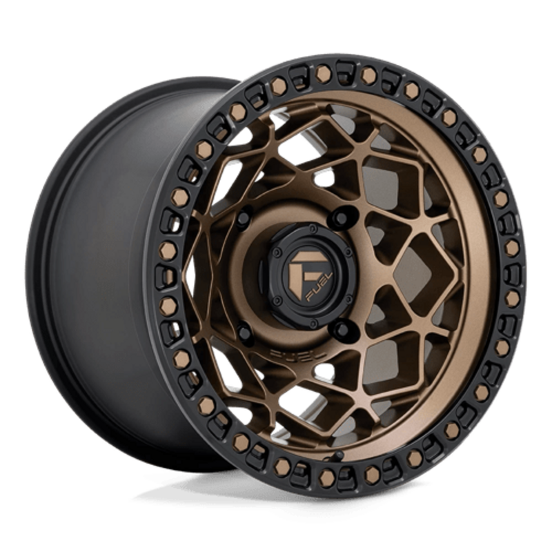 Fuel D785 Unit 15X7 4x137 ET10, Bronze, Cerclage Noir Mat