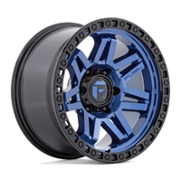 Fuel D813 Syndicate 17X9 6x139.7 ET-12, Bleu Foncé, Rebord Noir