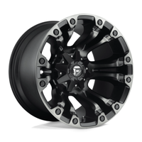 Fuel D851 Vapor 20X9 5x114.3/120 ET35, Noir Mat, Teinté Gris