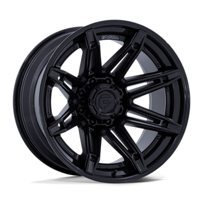 Fuel FC401 Brawl 22X10 6x135 ET-18, Noir Mat, Rebord Brillant