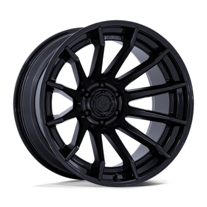 Fuel FC403 Burn 22X10 6x139.7 ET-18, Noir Mat, Rebord Brillant